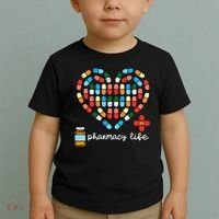 Valentines Day Pharmacy Life Pill Heart Pharmacist Toddler T-Shirt thumb 2