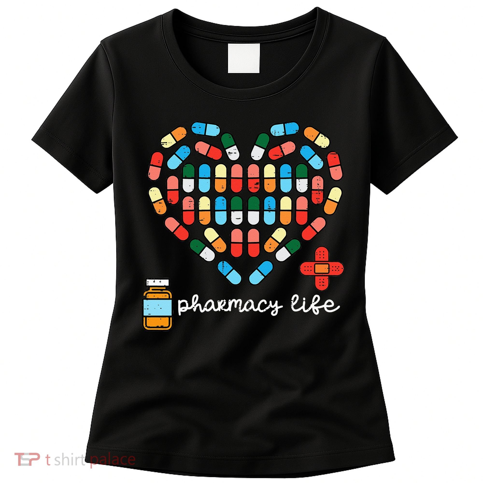 Valentines Day Pharmacy Life Pill Heart Pharmacist Women's T-Shirt