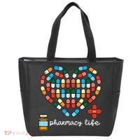 Valentines Day Pharmacy Life Pill Heart Pharmacist Tote Bag thumb 0