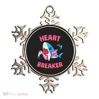 Valentines Day Pool Party Shark Heart Breaker Funny Funny Gift Ornament thumb 0