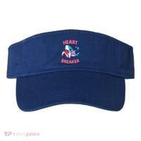 Valentines Day Pool Party Shark Heart Breaker Funny Funny Gift Visor thumb 0
