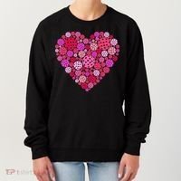 Valentines Day Pickleball Heart Love Pickleball Women's Sweatshirt thumb 0