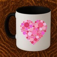 Valentines Day Pickleball Heart Love Pickleball Coffee Mug thumb 2