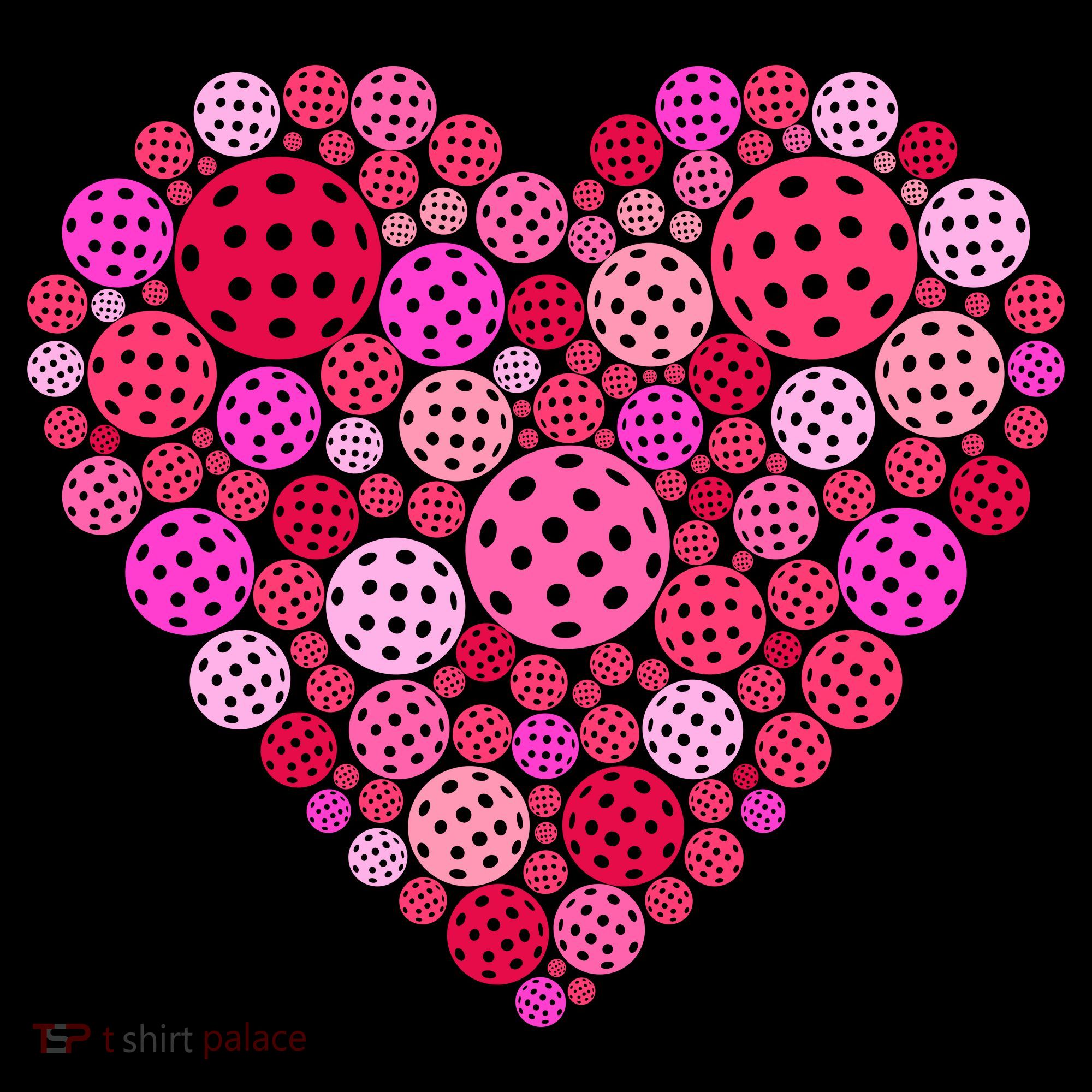 Valentines Day Pickleball Heart Love Pickleball Coffee Mug