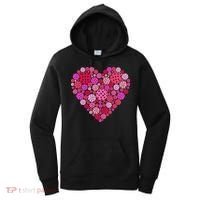 Valentines Day Pickleball Heart Love Pickleball Women's Hoodie thumb 0