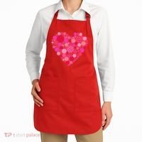 Valentines Day Pickleball Heart Love Pickleball Apron thumb 2