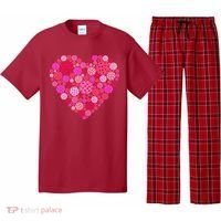 Valentines Day Pickleball Heart Love Pickleball Pajama Set thumb 0