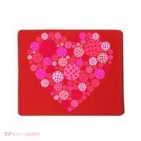 Valentines Day Pickleball Heart Love Pickleball Mousepad thumb 0