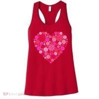 Valentines Day Pickleball Heart Love Pickleball Women's Tank Top thumb 0