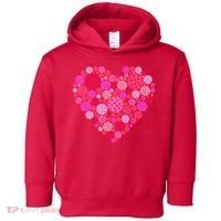 Valentines Day Pickleball Heart Love Pickleball Toddler Hoodie thumb 0