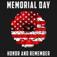 Veterans Day Red Poppy Flower Usa Memorial Day Visor thumb 3