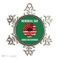 Veterans Day Red Poppy Flower Usa Memorial Day Ornament thumb 0