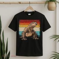 Vintage Distressed Retro Style Cool Komodo Dragon T-Shirt thumb 2