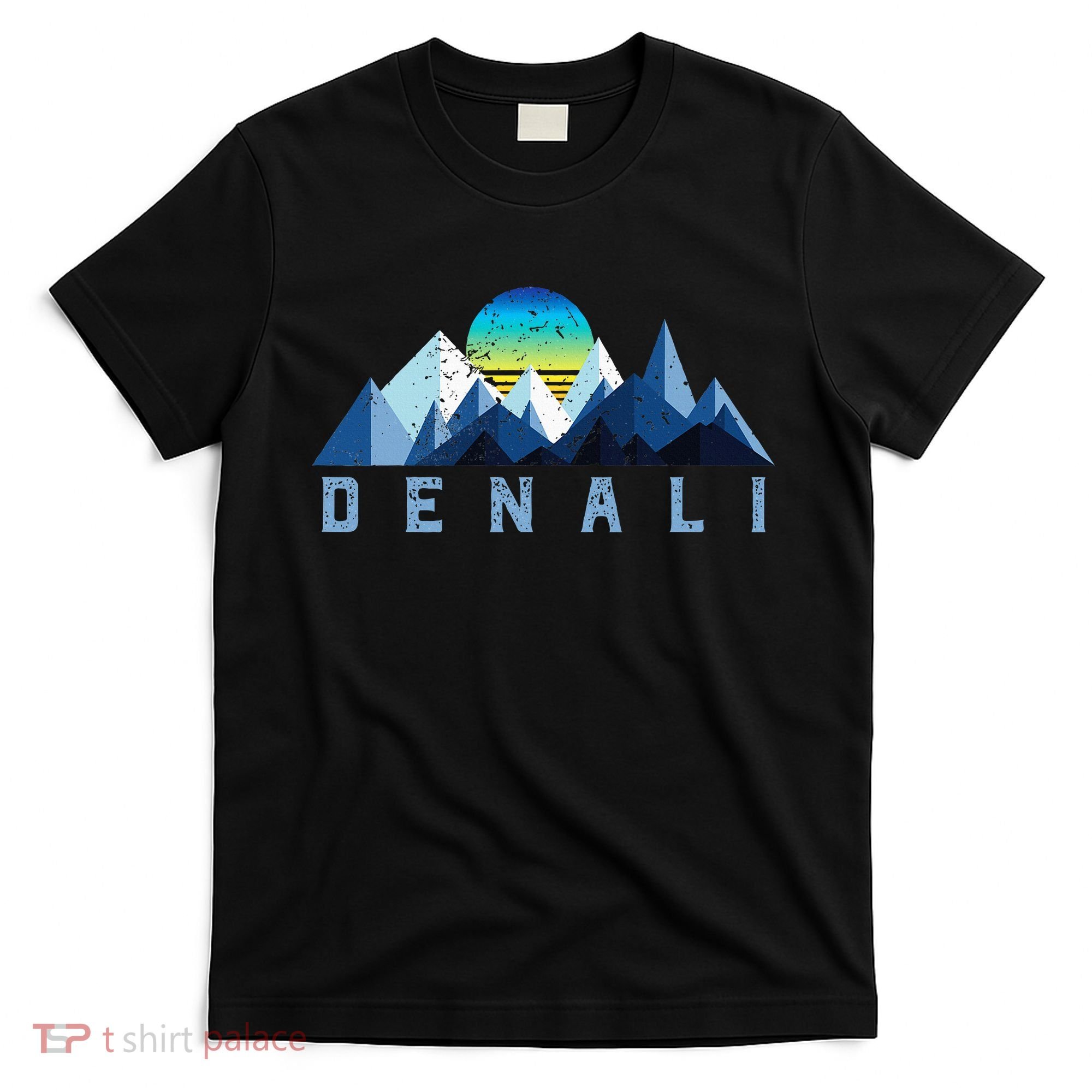 Vintage Denali Retro National Park Geometric T-Shirt