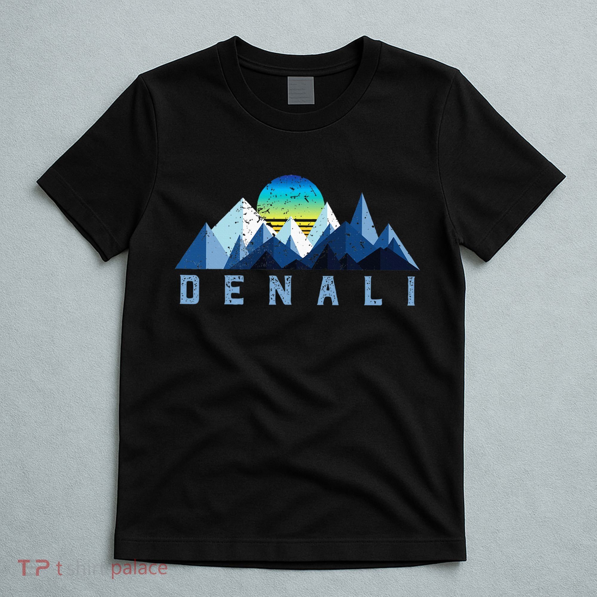 Vintage Denali Retro National Park Geometric T-Shirt