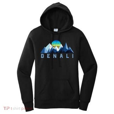 Vintage Denali Retro National Park Geometric Women's Hoodie