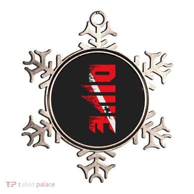 Vintage Distressed Scuba Diving Ornament