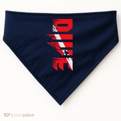 Vintage Distressed Scuba Diving USA-Made Doggie Bandana
