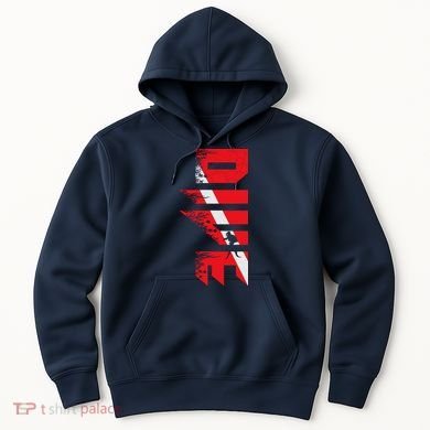 Vintage Distressed Scuba Diving Hoodie
