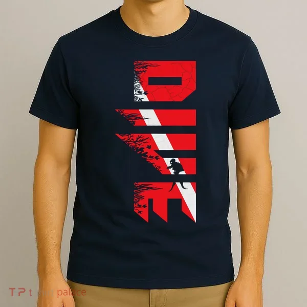 Vintage Distressed Scuba Diving T-Shirt