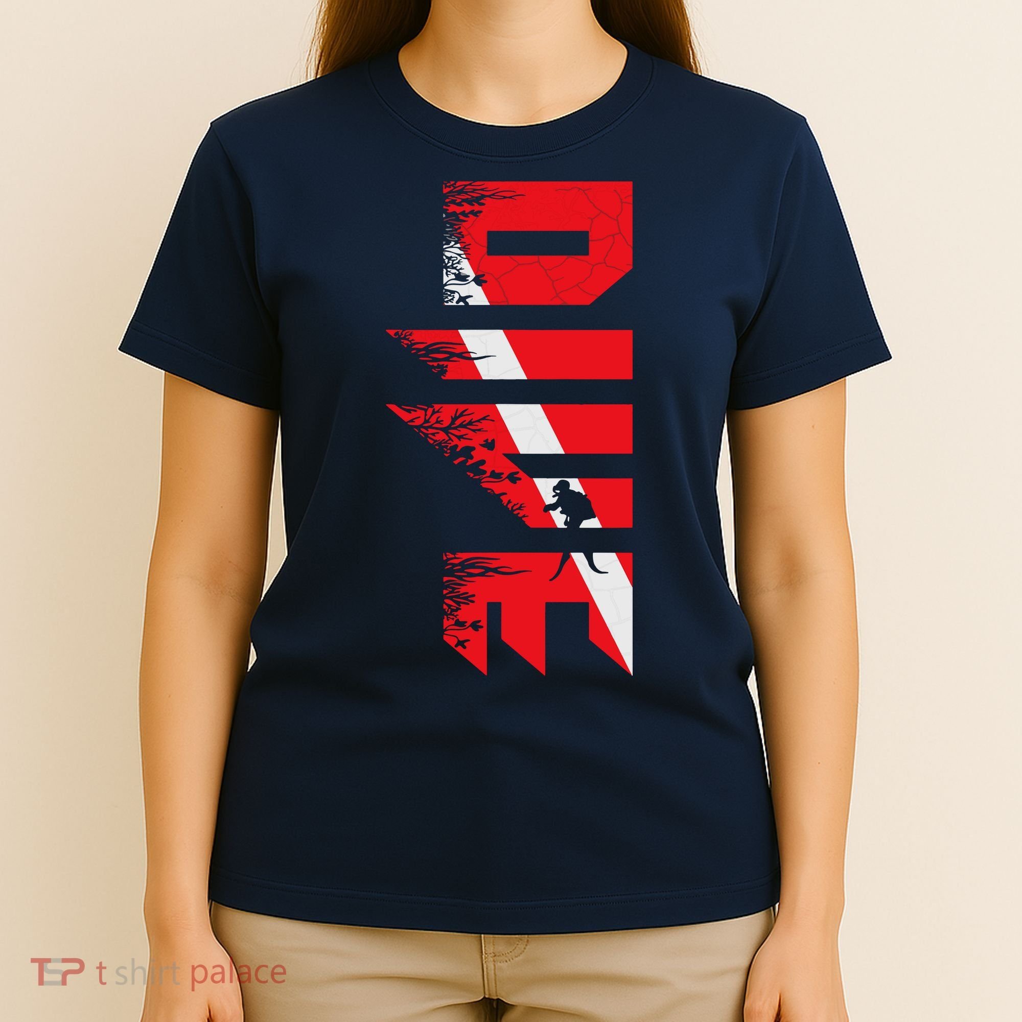 Vintage Distressed Scuba Diving T-Shirt
