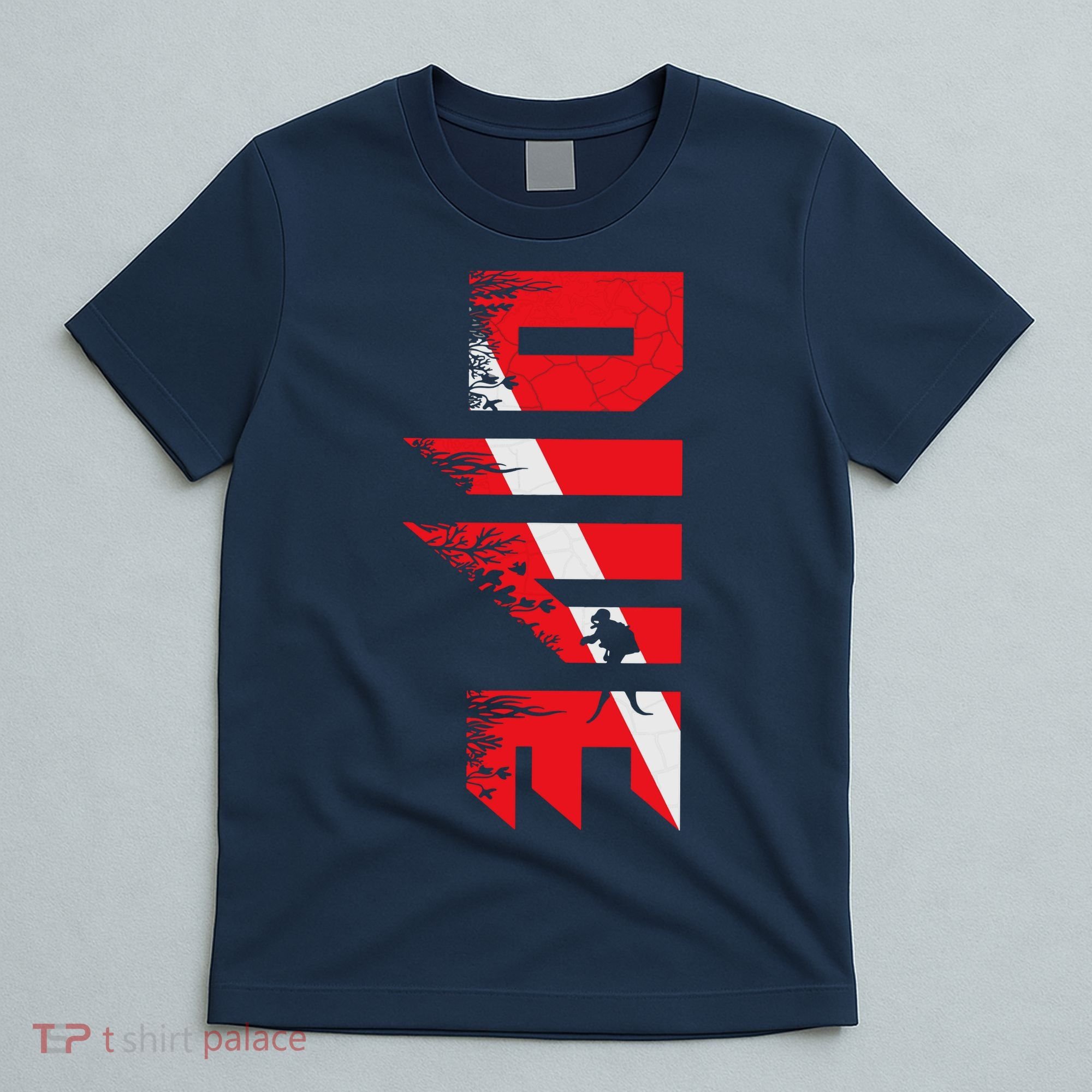 Vintage Distressed Scuba Diving T-Shirt