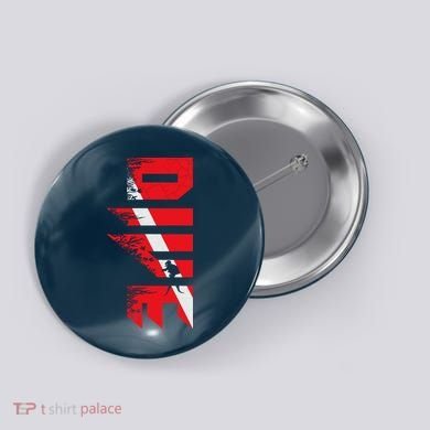 Vintage Distressed Scuba Diving Button