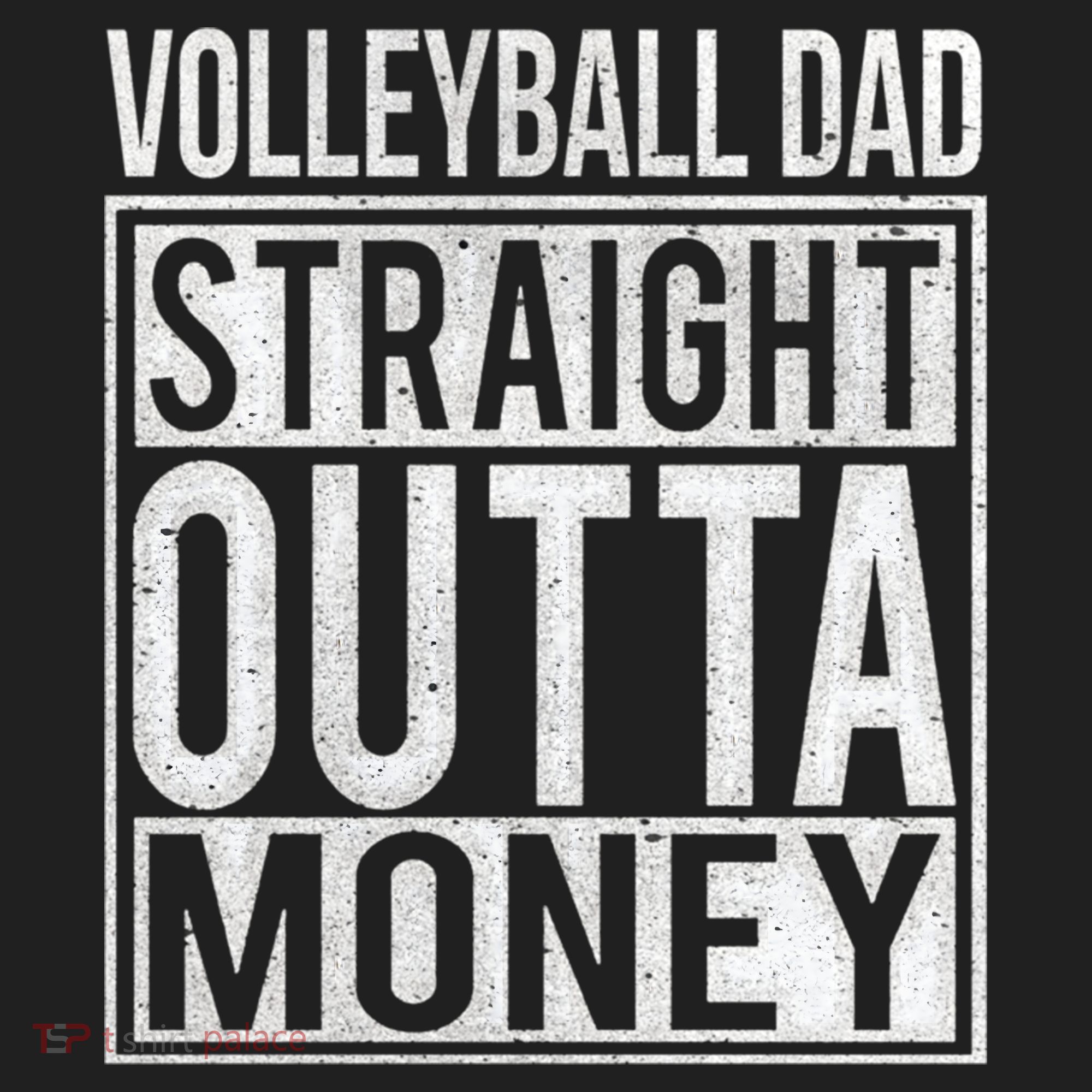 Volleyball Dad Straight Outta Money Gift I Funny Gift Idea Gift Beanie