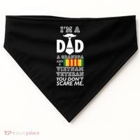 Dad Vietnam Veteran USA-Made Doggie Bandana thumb 0