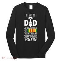 Dad Vietnam Veteran Long Sleeve Shirt thumb 0