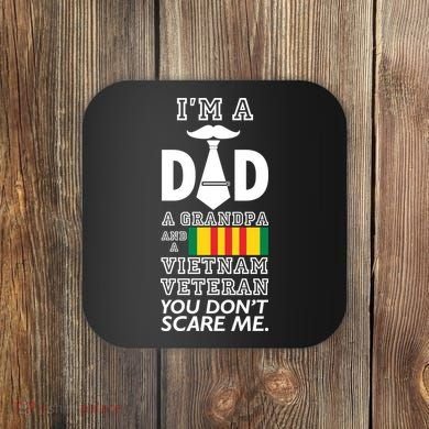 Dad Vietnam Veteran Coaster