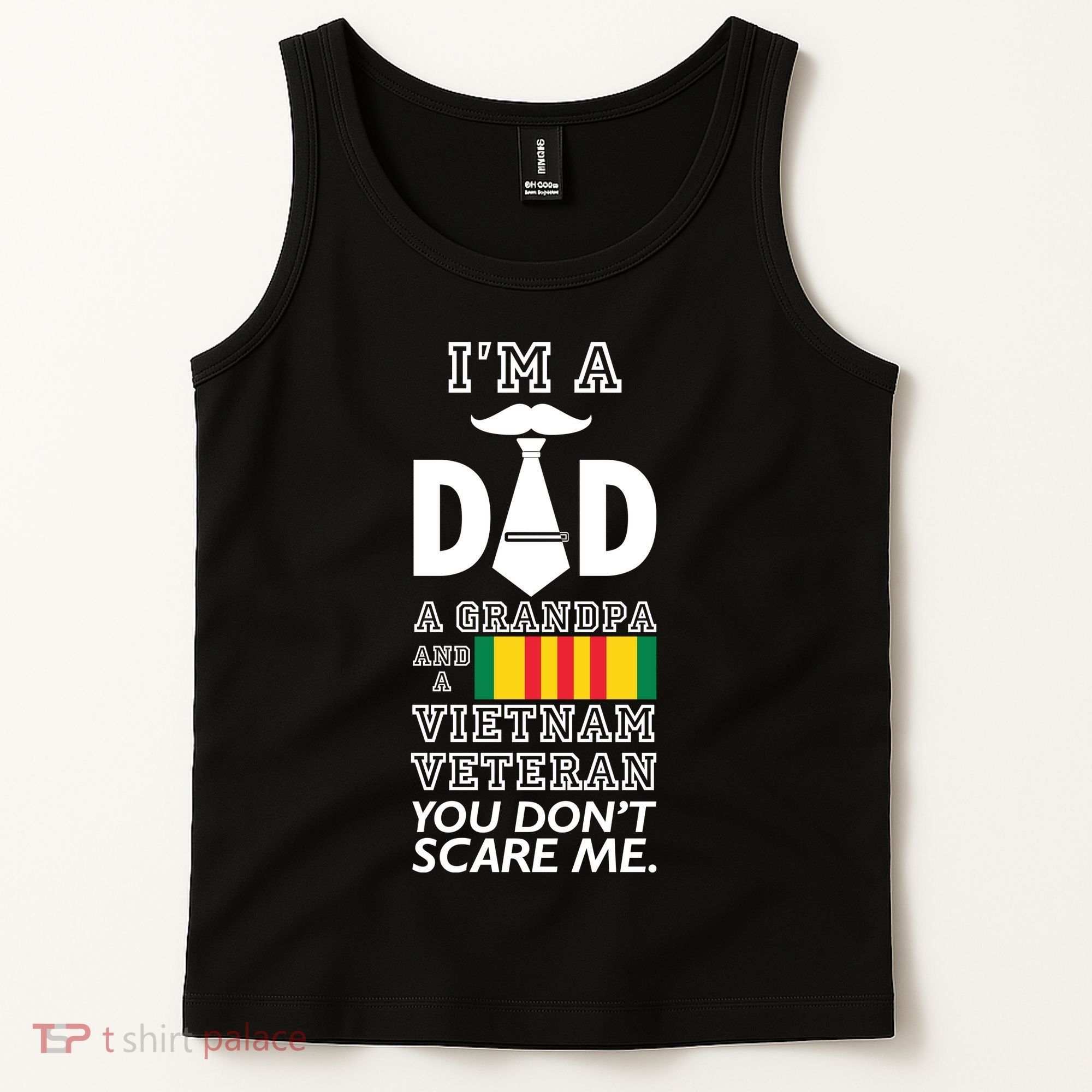 Dad Vietnam Veteran Tank Top