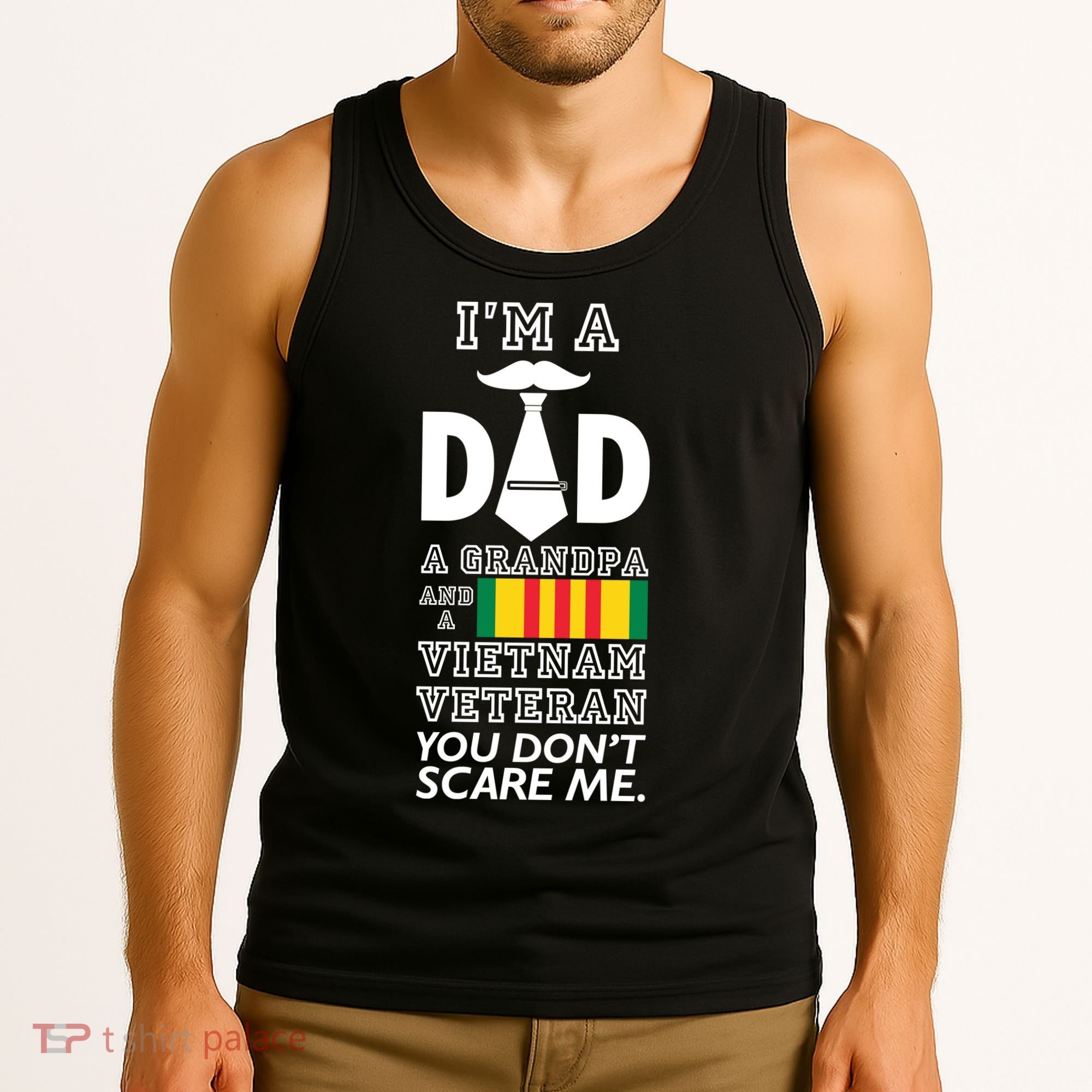 Dad Vietnam Veteran Tank Top