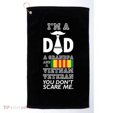 Dad Vietnam Veteran Golf Towel