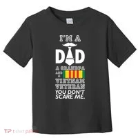 Dad Vietnam Veteran Toddler T-Shirt thumb 0