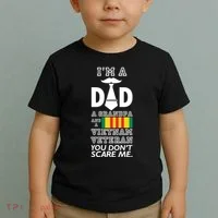 Dad Vietnam Veteran Toddler T-Shirt thumb 2