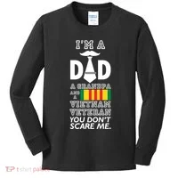 Dad Vietnam Veteran Kids Long Sleeve Shirt thumb 0