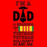 Dad Vietnam Veteran Santa Hat thumb 1