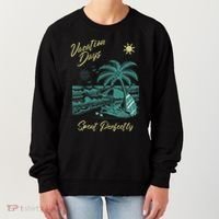 Vacation Days Spent Perfectly Beach T Women's Sweatshirt thumb 0