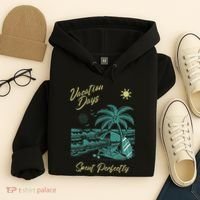 Vacation Days Spent Perfectly Beach T Hoodie thumb 4