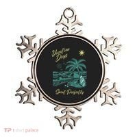 Vacation Days Spent Perfectly Beach T Ornament thumb 0