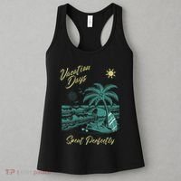 Vacation Days Spent Perfectly Beach T Women's Tank Top thumb 3