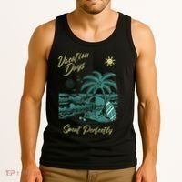 Vacation Days Spent Perfectly Beach T Tank Top thumb 3