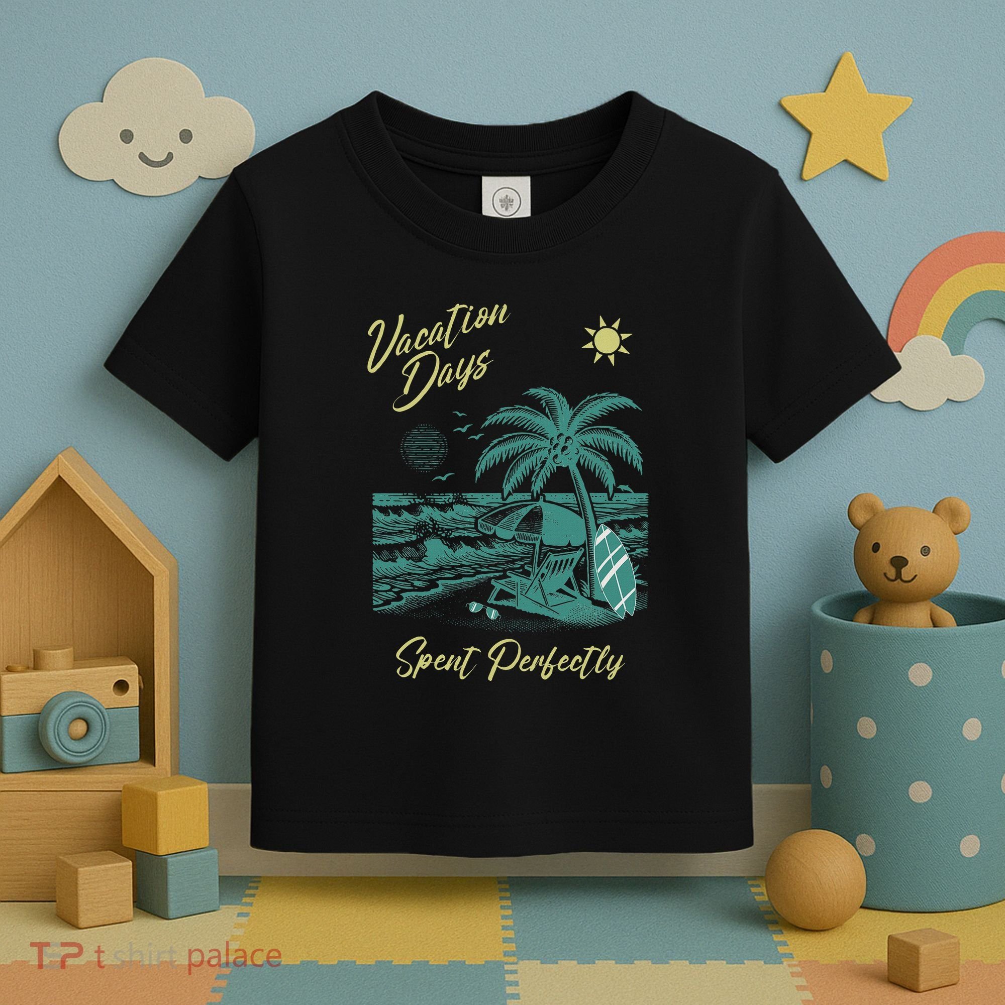 Vacation Days Spent Perfectly Beach T Toddler T-Shirt