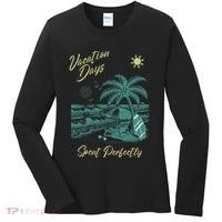 Vacation Days Spent Perfectly Beach T Women's Long Sleeve Shirt thumb 0