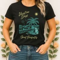 Vacation Days Spent Perfectly Beach T Women's T-Shirt thumb 2