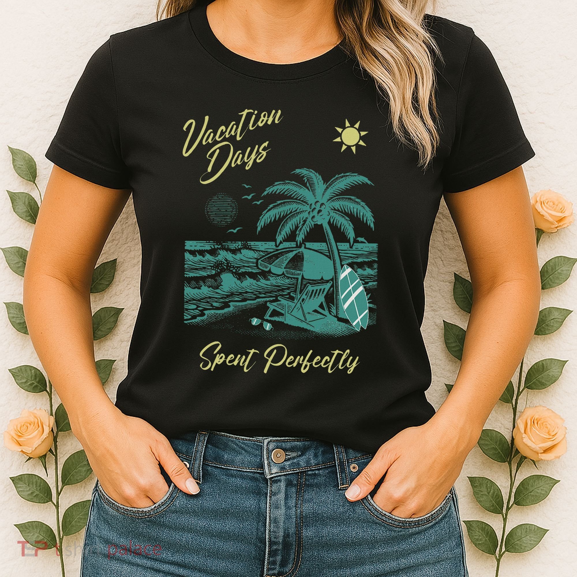 Vacation Days Spent Perfectly Beach T Women's T-Shirt
