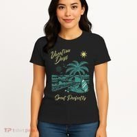 Vacation Days Spent Perfectly Beach T Women's T-Shirt thumb 4