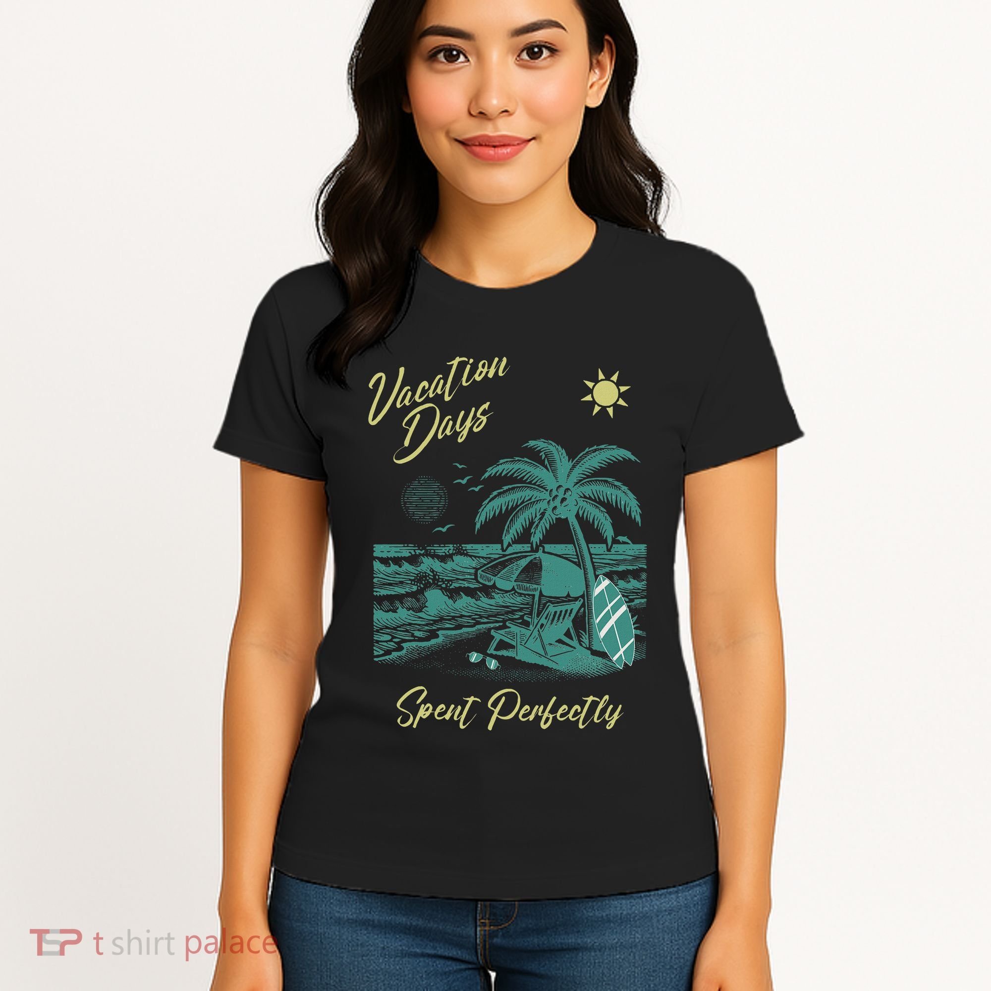 Vacation Days Spent Perfectly Beach T Women's T-Shirt