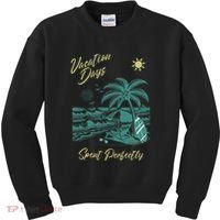 Vacation Days Spent Perfectly Beach T Kids Sweatshirt thumb 0